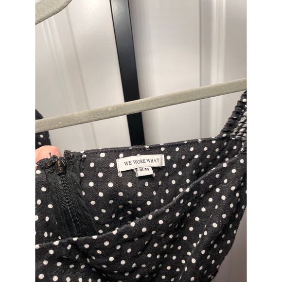 Weworewhat Smocked Linen Romper - Picture 4 of 6